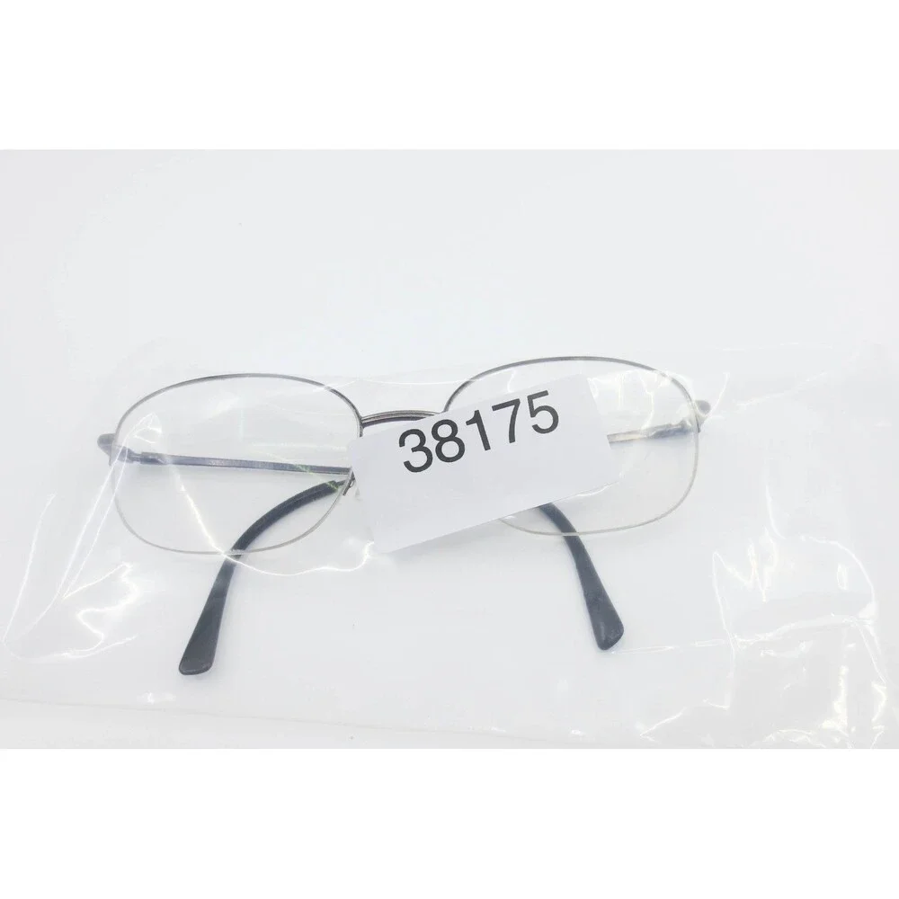 Ducks Unlimited DU-124 Eyeglasses Gunmetal Oval Semi-Rimless Metal Frames